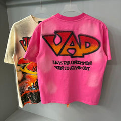 Vare All Day UFO Graphic Tee | Pink Washed