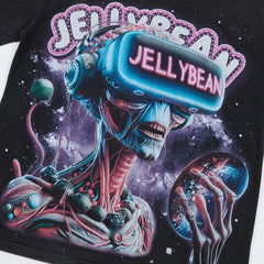 Jellybean Alien VR Graphic Tee | Black Space Print