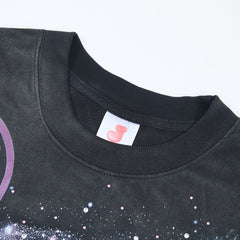 Jellybean VR Hoodie Figure Graphic Tee | Black Space Print