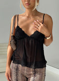Pleat Top Black