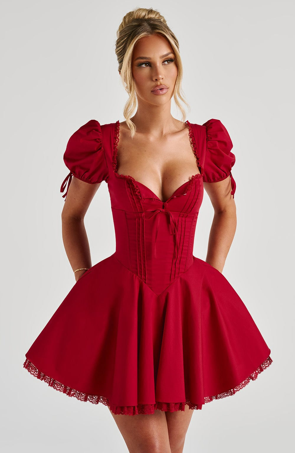 Mini Dress - Red