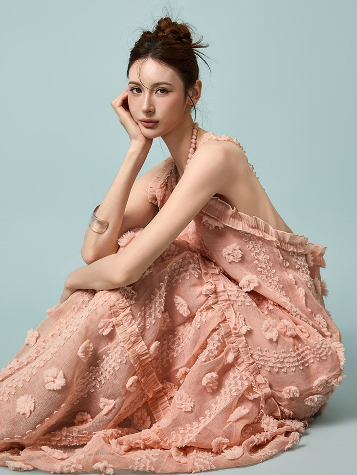 Flower Chiffon Dress