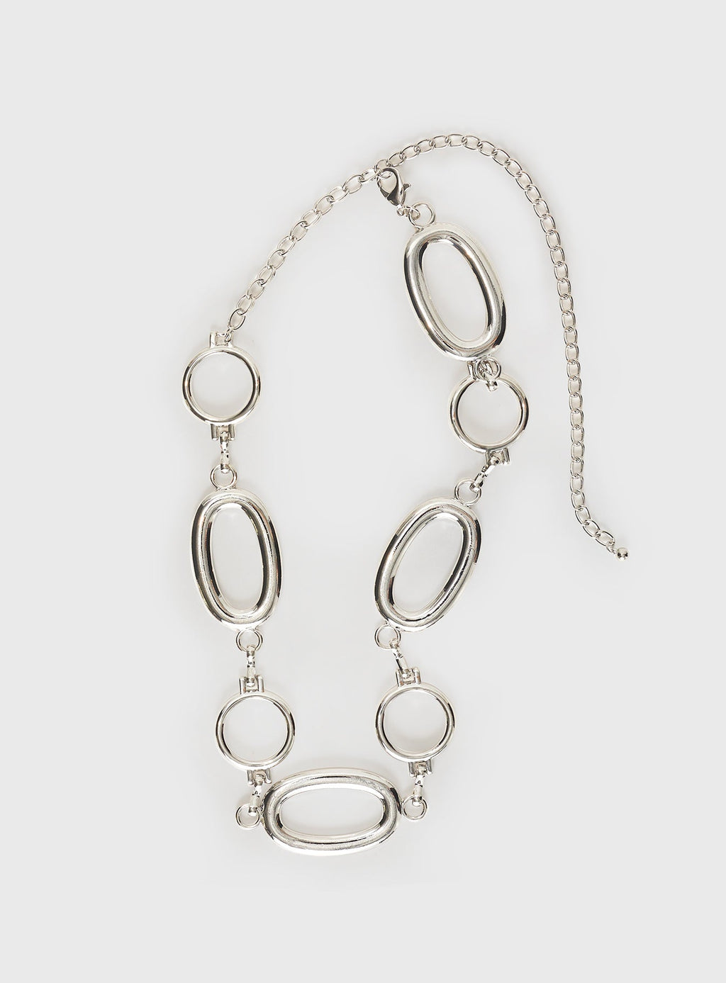 Women Fashion Silver Pendant Adjustable Chain Belt