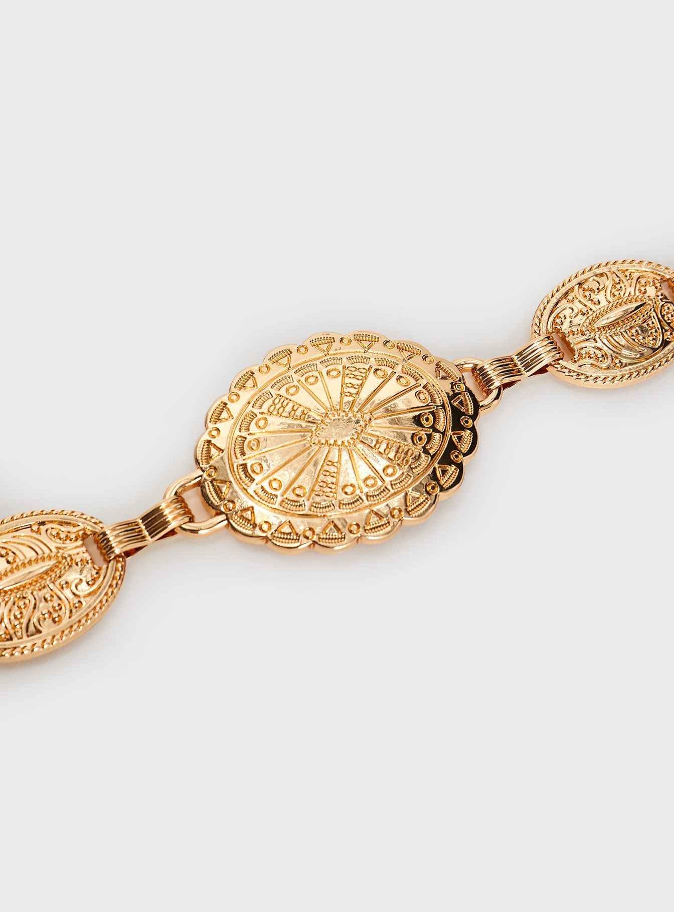 Stylish Gold Metal Buckle Belt