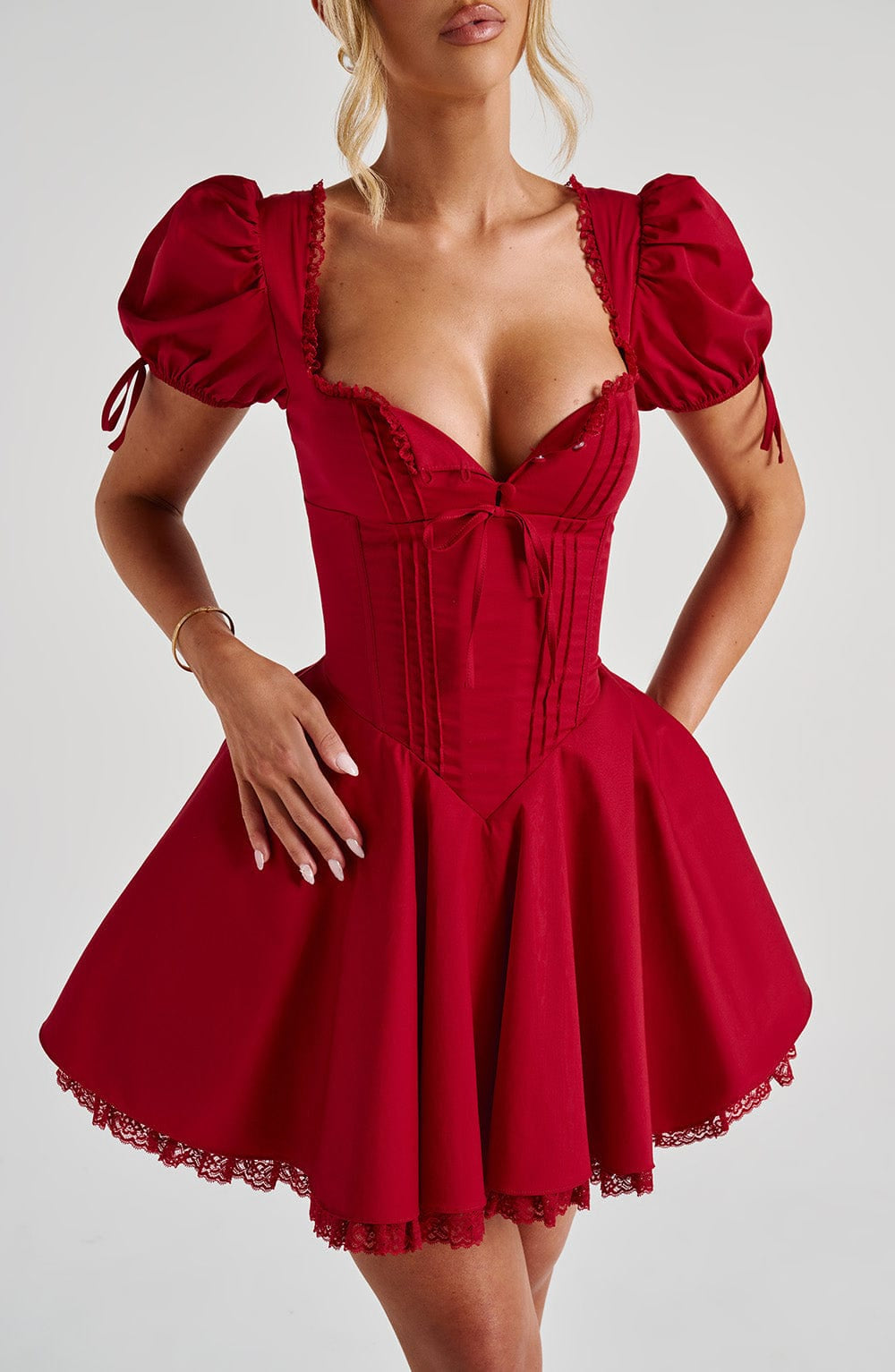 Mini Dress - Red
