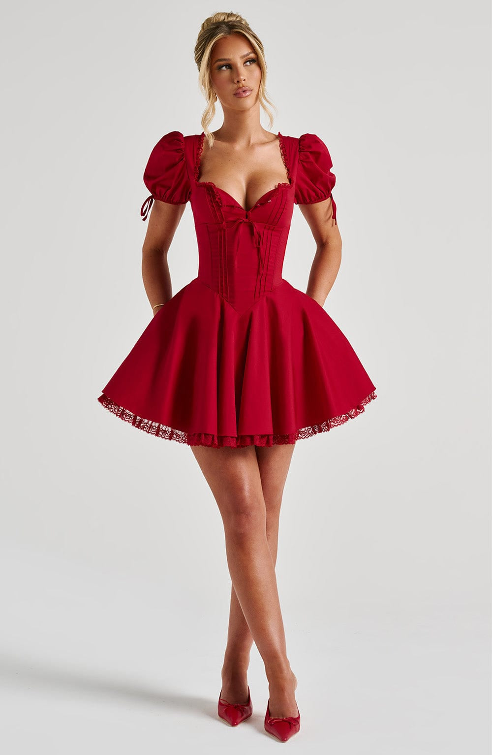 Mini Dress - Red
