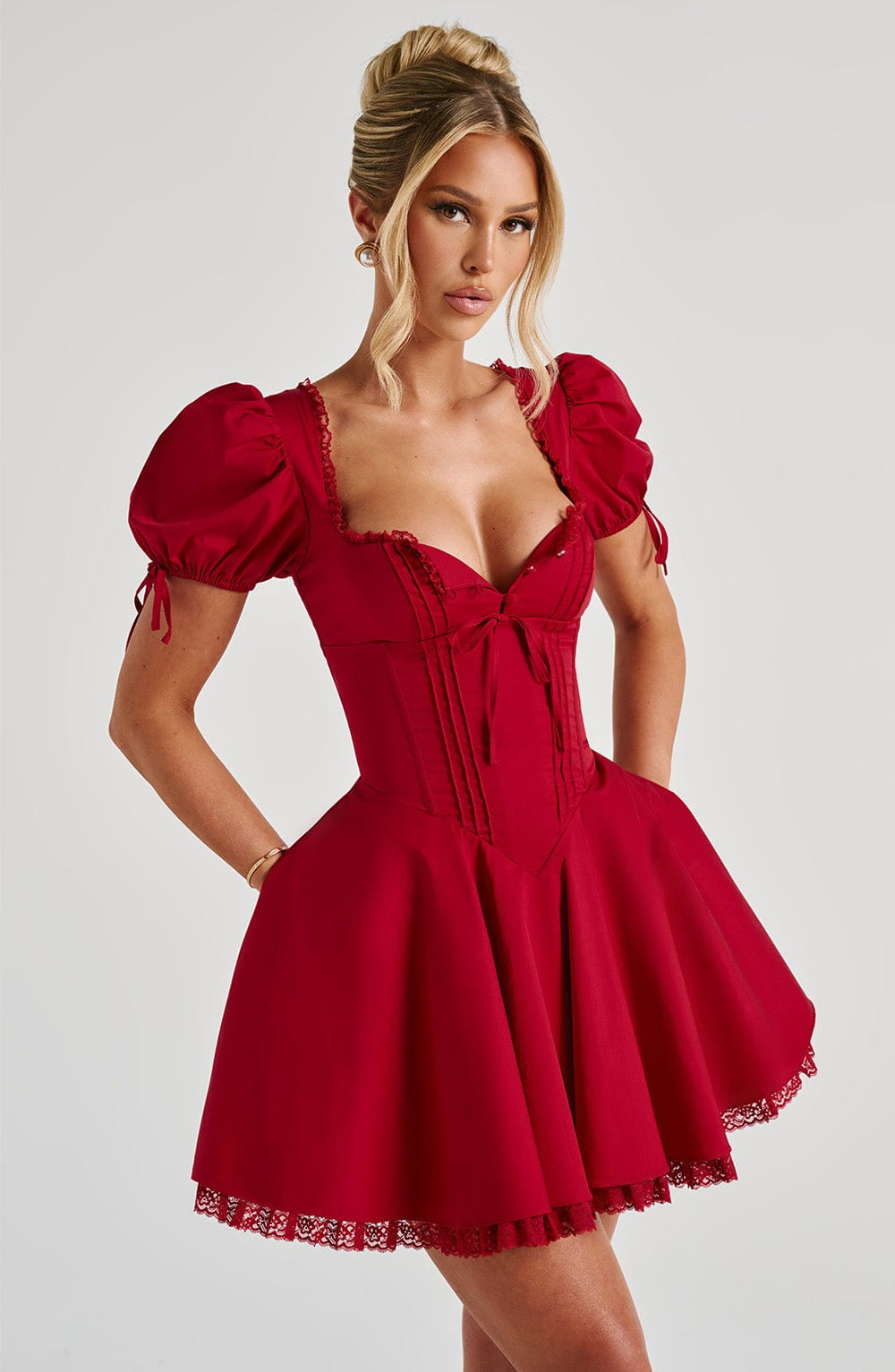Mini Dress - Red