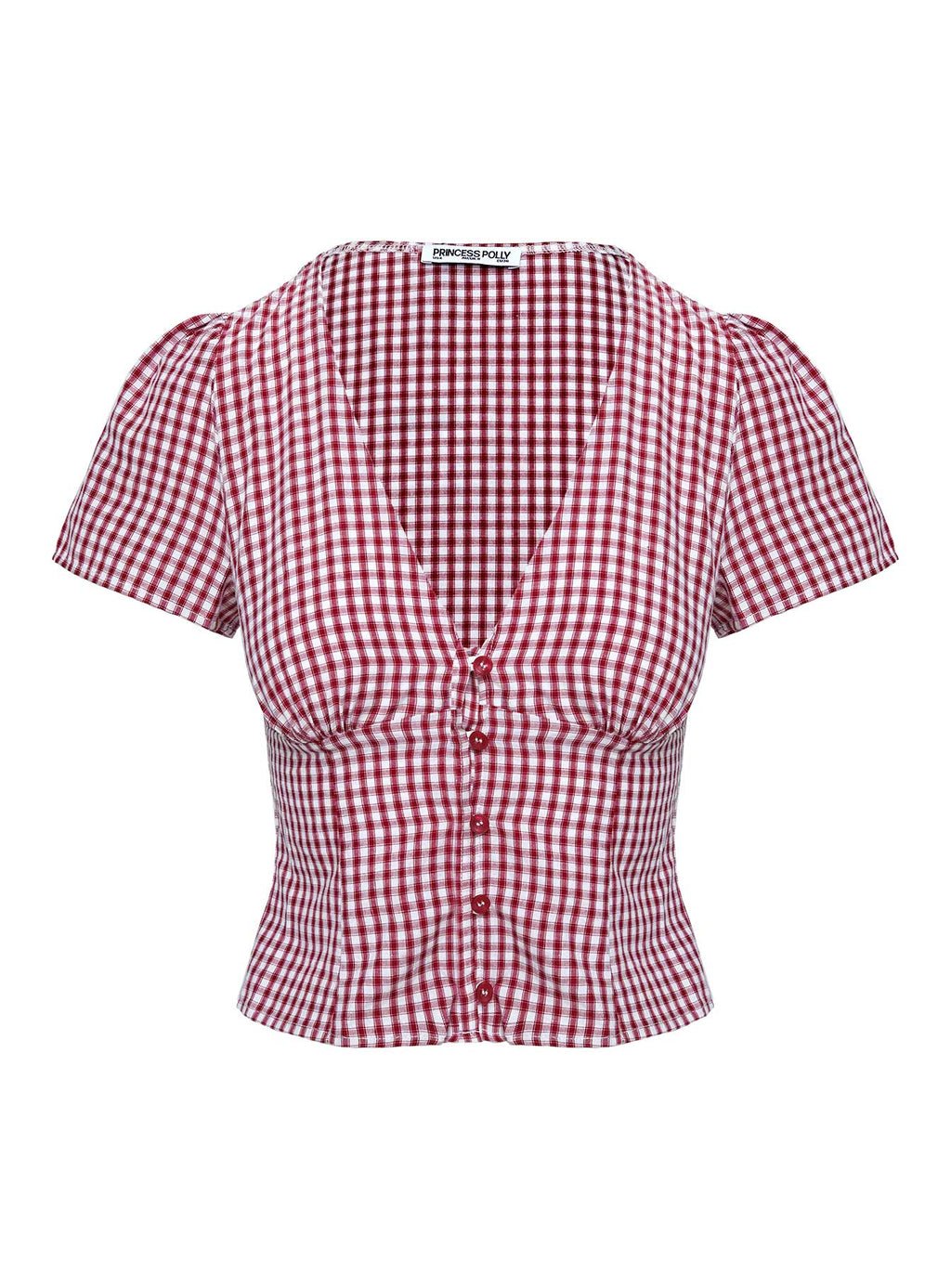 Top Red Gingham