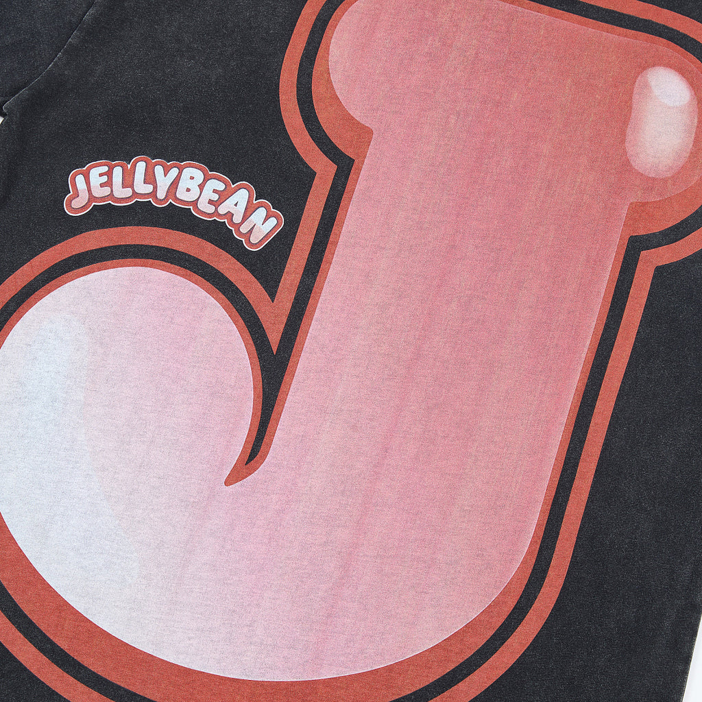 Jellybean Retro Hero Graphic Oversized T‑Shirt
