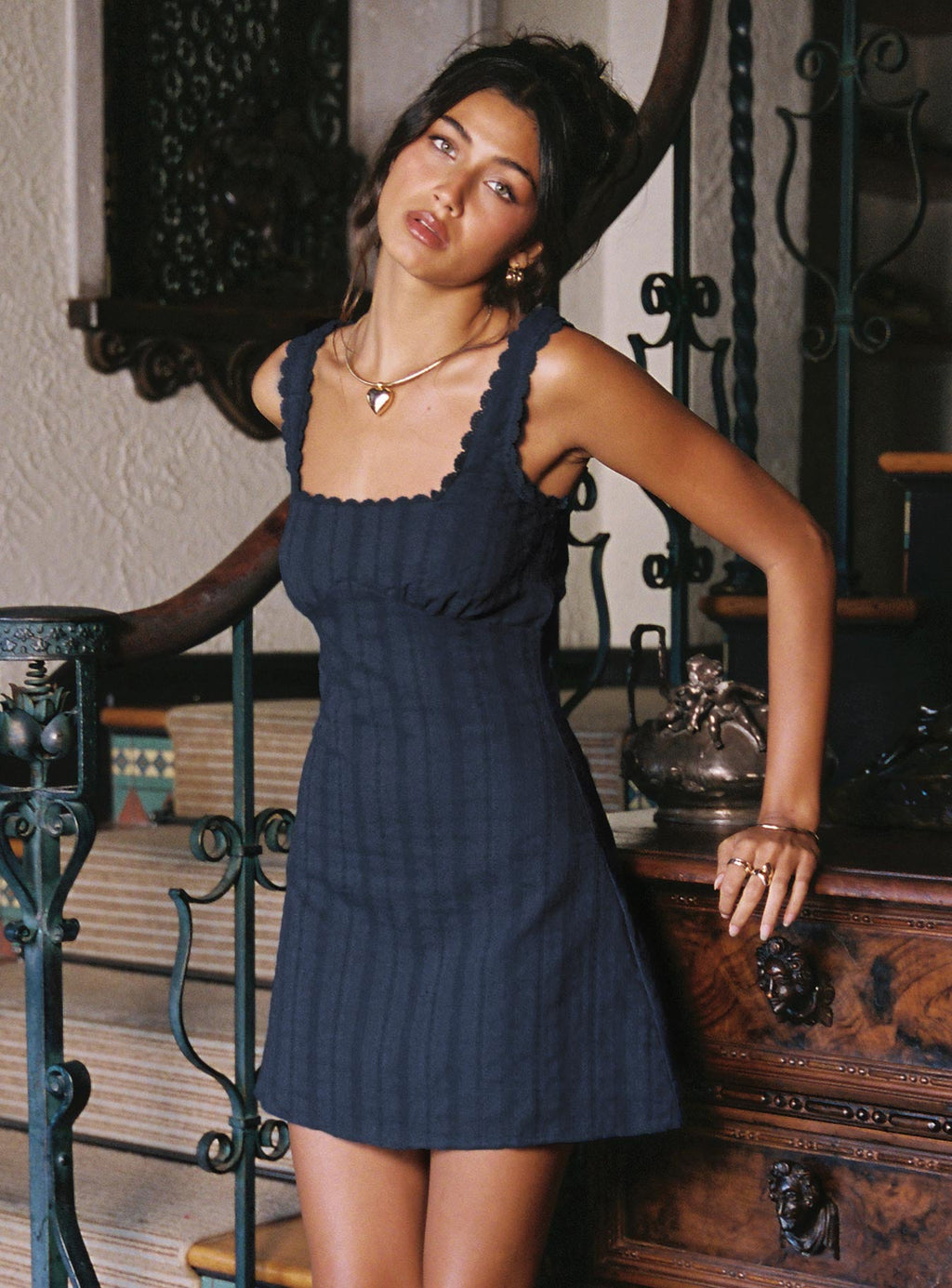 Mini Dress Navy