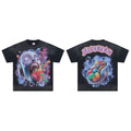 Jellybean Alien Cosmic Graphic Oversized T‑Shirt