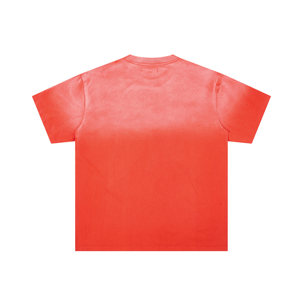 Red Vintage Racer Champion Trophy Graphic Oversized T‑Shirt