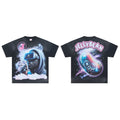 Jellybean Cosmic Galaxy Character Graphic Oversized T‑Shirt