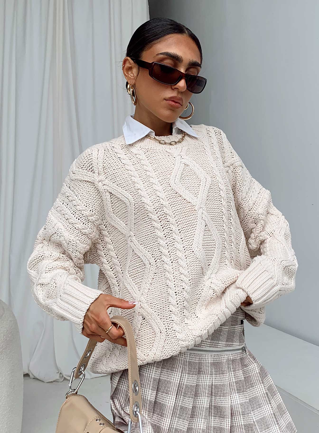 Oversized Sweater Beige