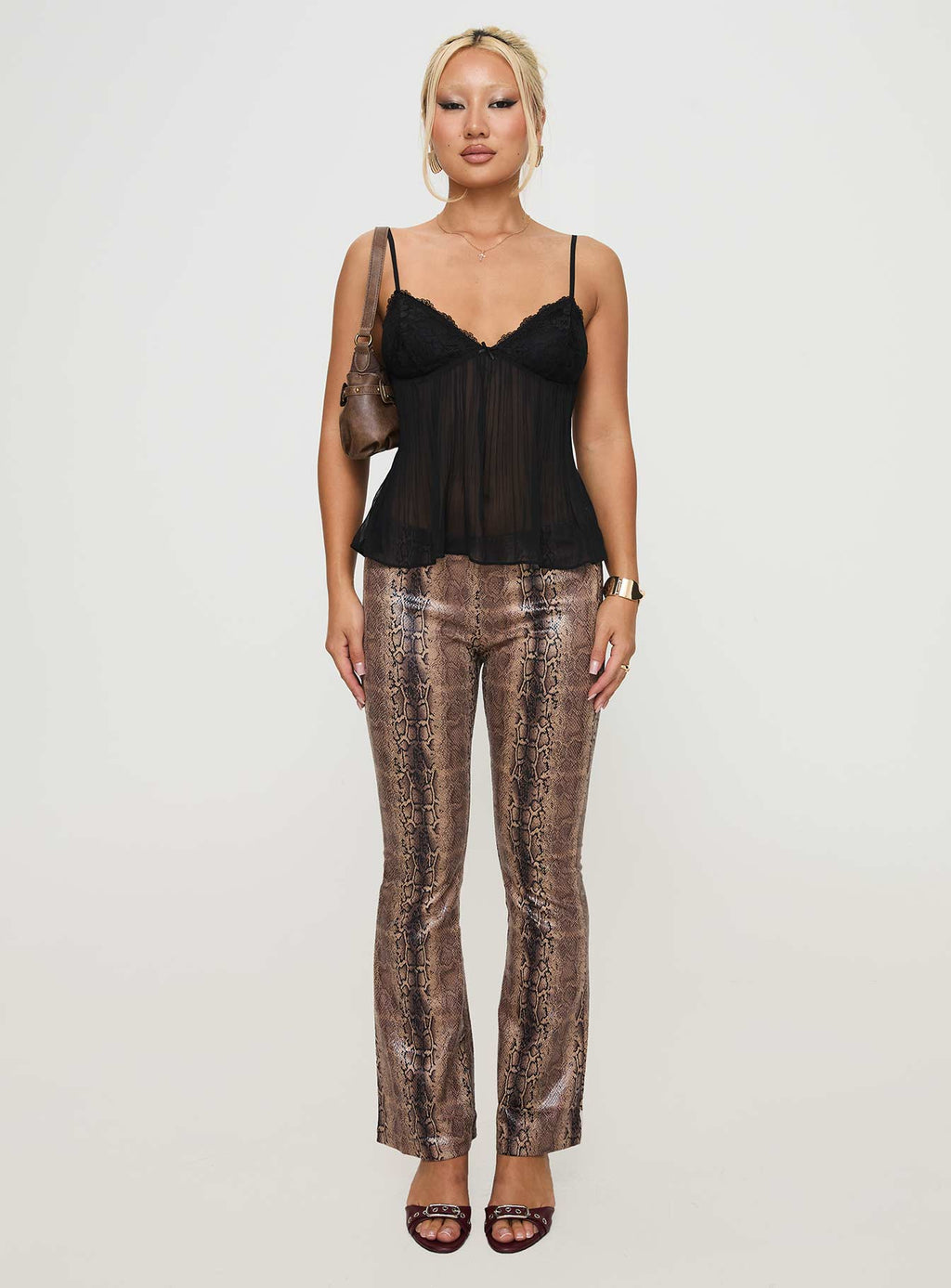 Pleat Top Black