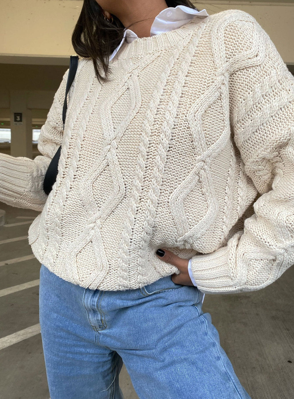 Oversized Sweater Beige