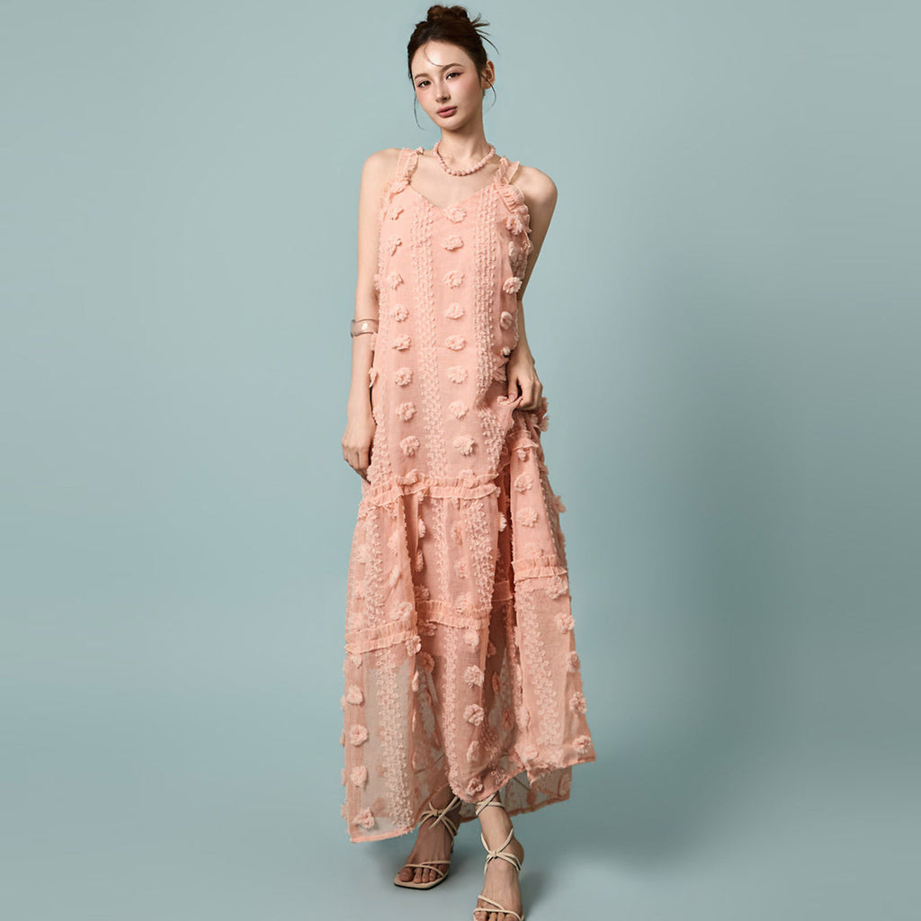 Flower Chiffon Dress