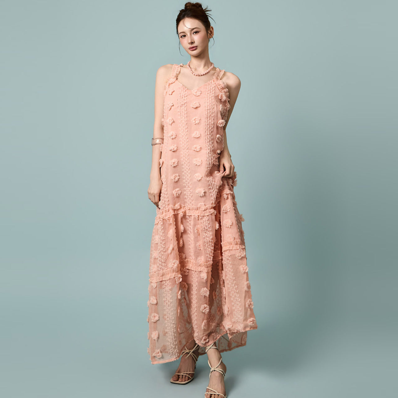 Flower Chiffon Dress