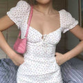 Princess Polly European and American hot girl pure desire style French suspender small sexy vacation style floral dress