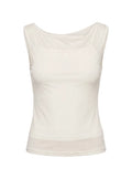 Princess Polly solid color, high-end, simple, versatile, casual style, slimming and slimming figure, sleeveless vest