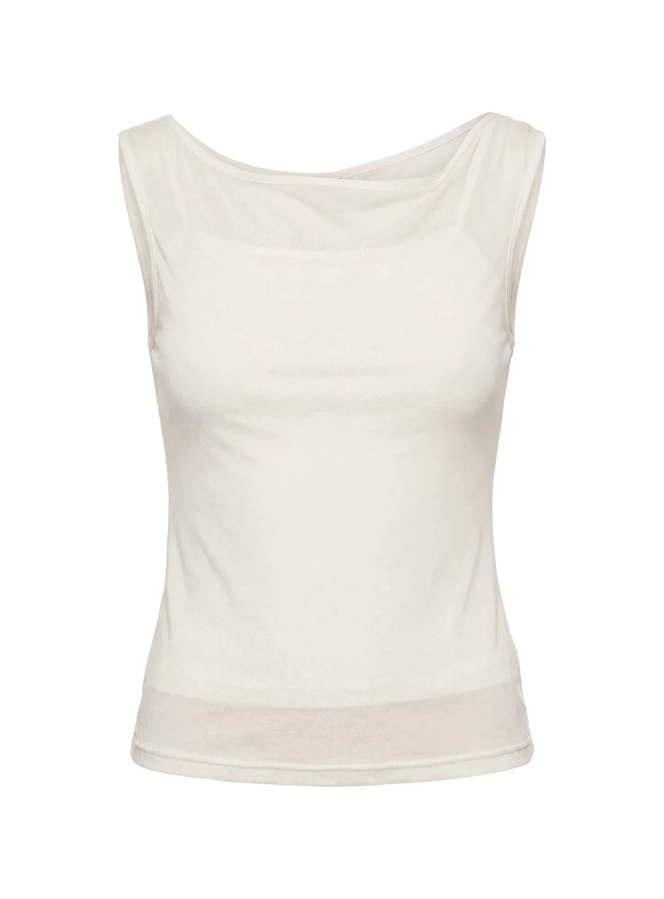 Princess Polly solid color, high-end, simple, versatile, casual style, slimming and slimming figure, sleeveless vest