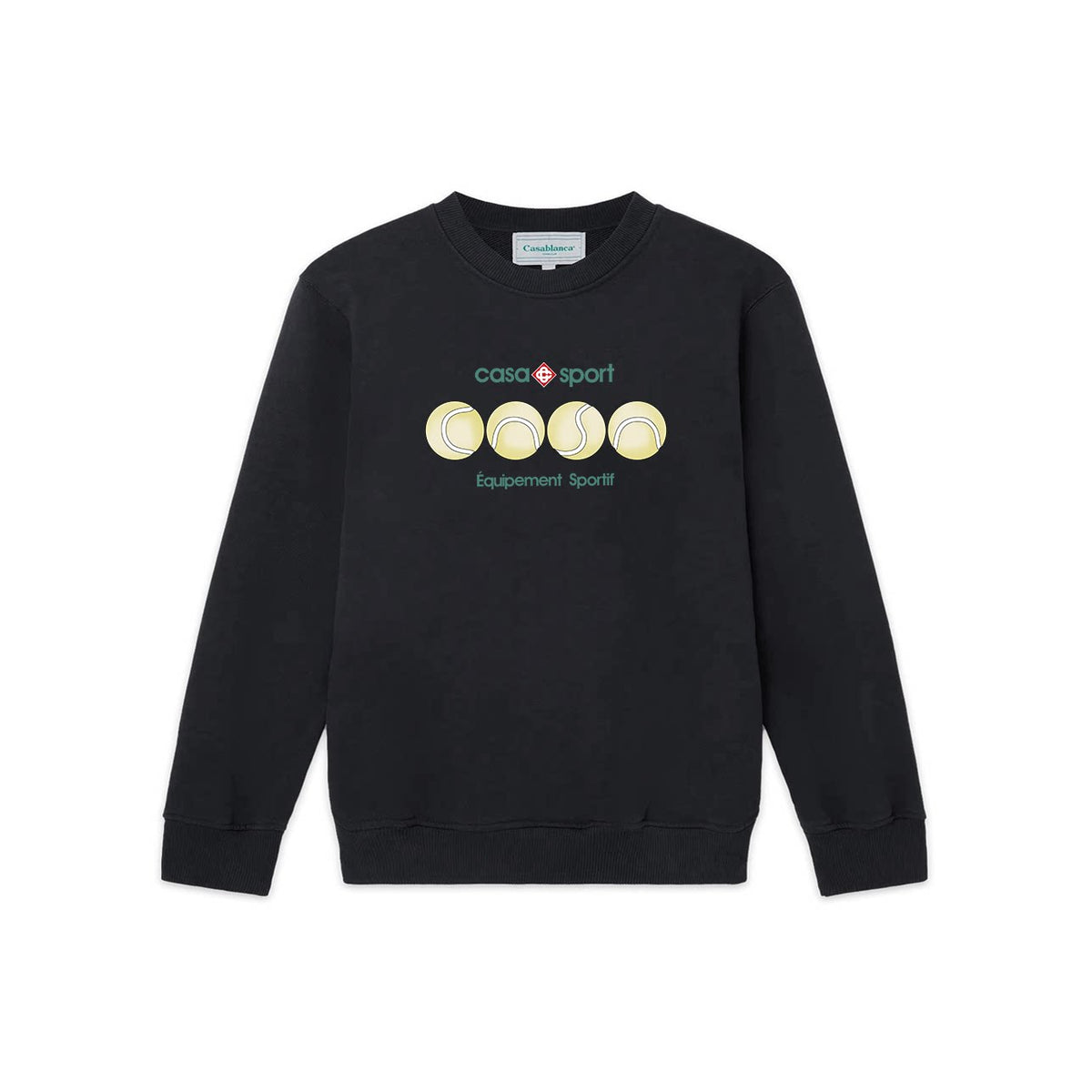 Casablanca Casa Sport Medallion Graphic Sweatshirt - Black