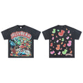 Jellybean Surreal Candy Monster Graphic Oversized T‑Shirt
