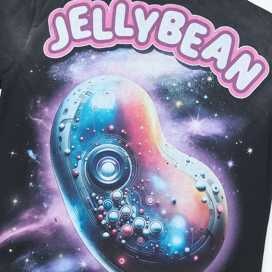 Jellybean Cosmic Galaxy Character Graphic Oversized T‑Shirt